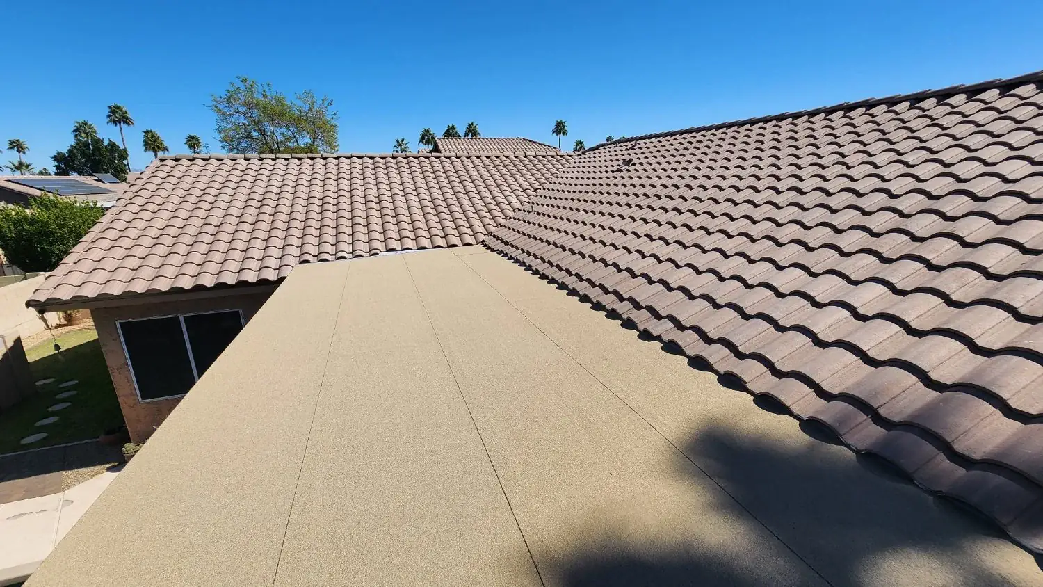 Hero photo: neutral roofline against Arizona sky